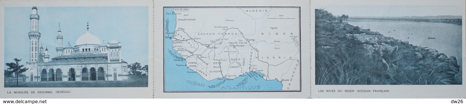 Sénégal, La Mosquée De Diourbel - Carte Triple (3 Volets) Pré-écrite, Non Circulée - Exposition Coloniale Paris 1931 - Sénégal