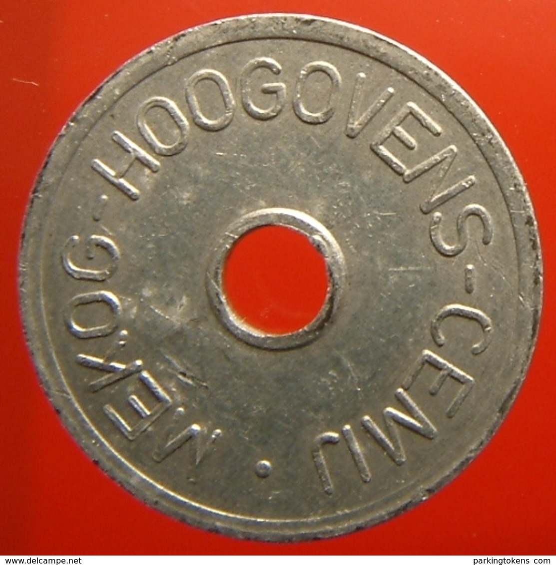 KB285-1 - MEKOG HOOGOVENS CEMIJ - IJmuiden - A 22.0mm - Koffie Machine Penning - Coffee Machine Token - Professionnels/De Société