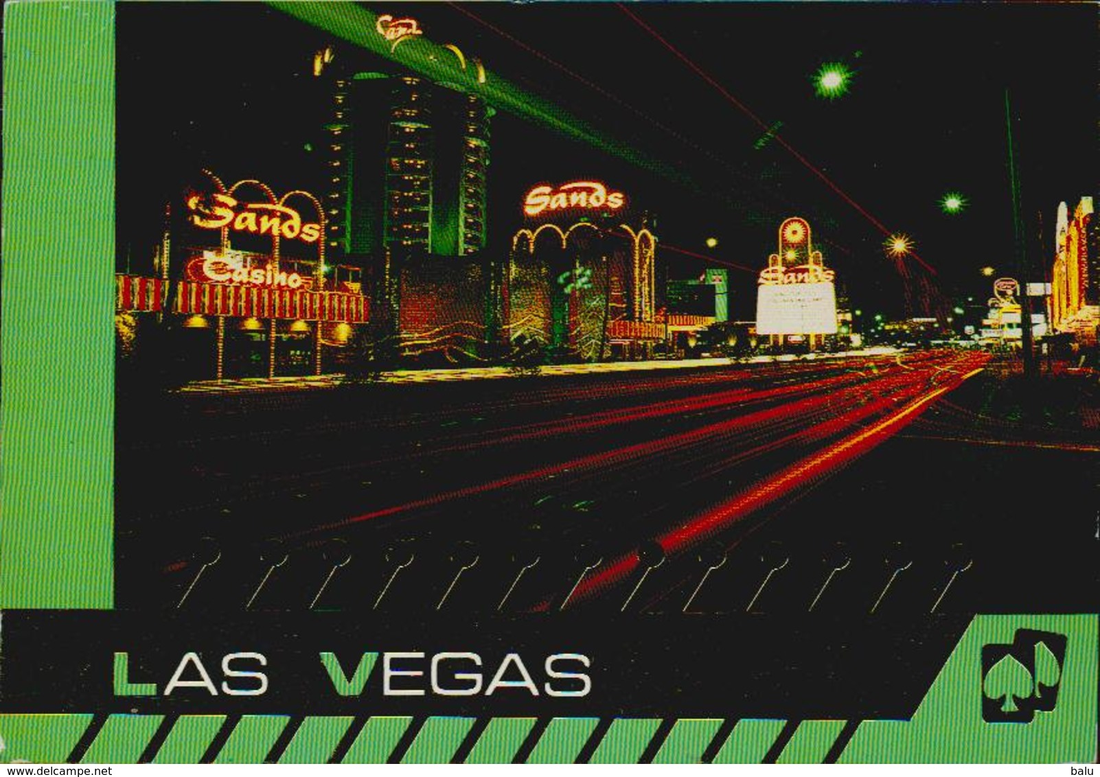 AK Las Vegas, Sands Hotel And Casino, 1995 Postalisch Gelaufen Nach Deutschland. 2 Scans. 14,8 X 10,3 Cm - Las Vegas