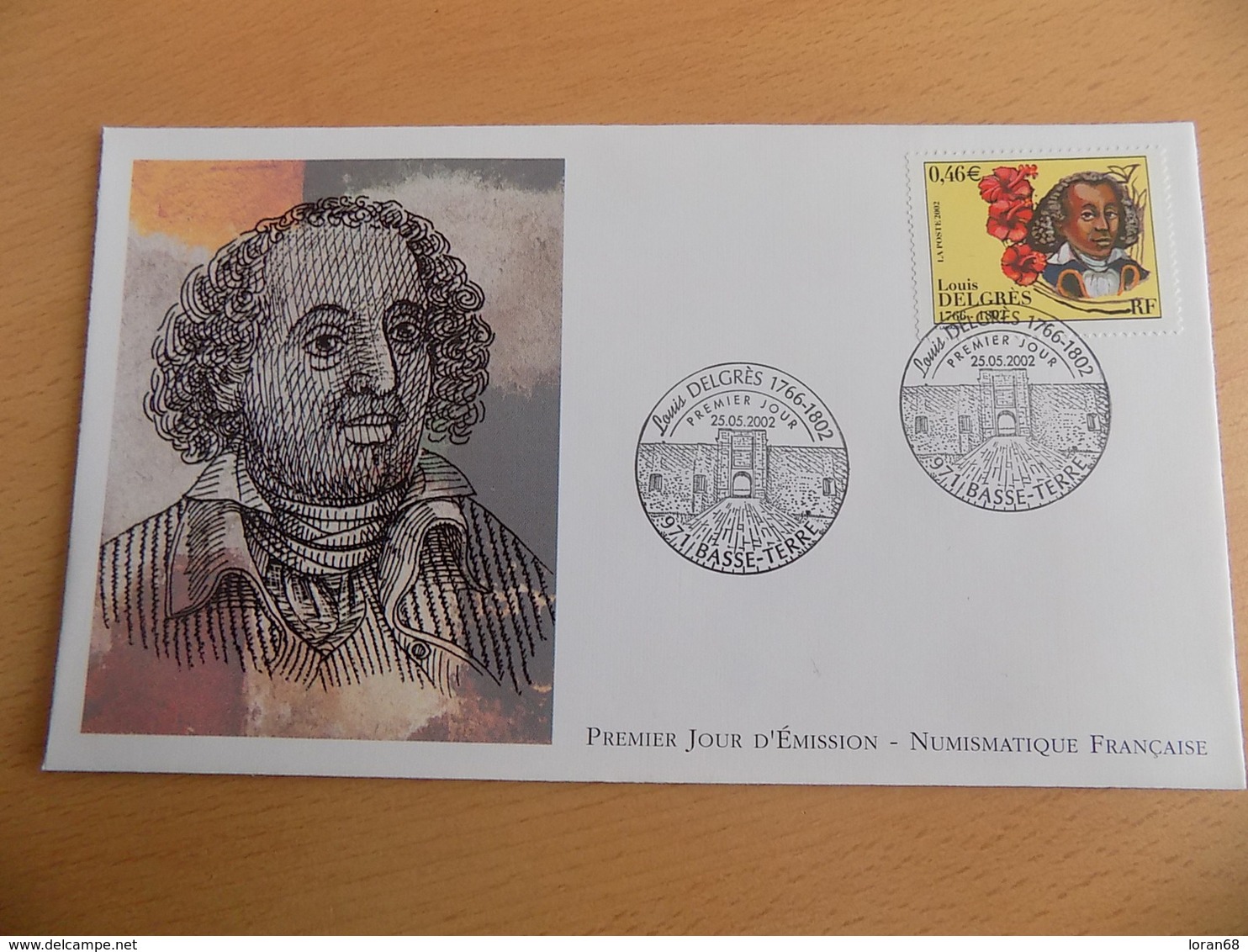 FDC France : Denis Delgrès - Basse Terre 25/05/2002 - 2000-2009