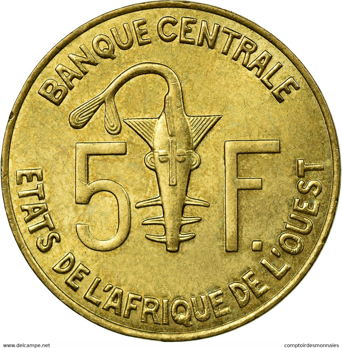 Monnaie, West African States, 5 Francs, 2005, Paris, SUP - Côte-d'Ivoire