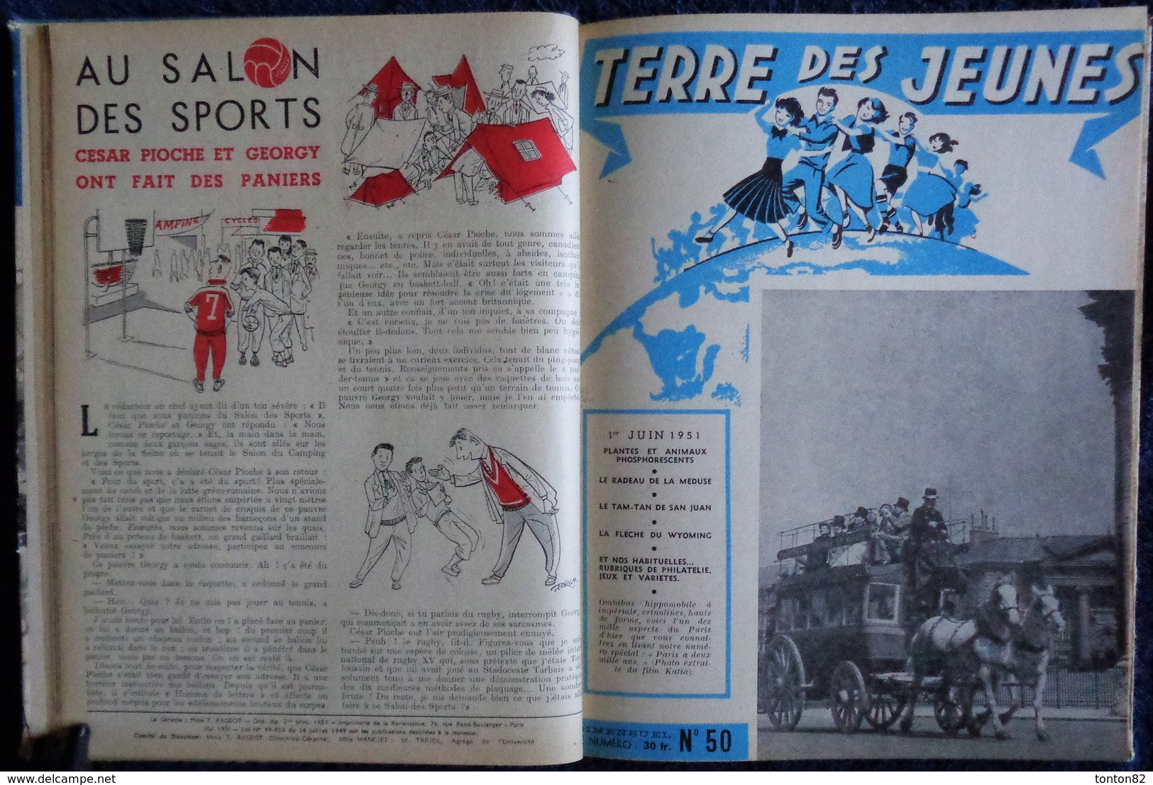 Terre des Jeunes - Album N° III - ( 1951 ) .