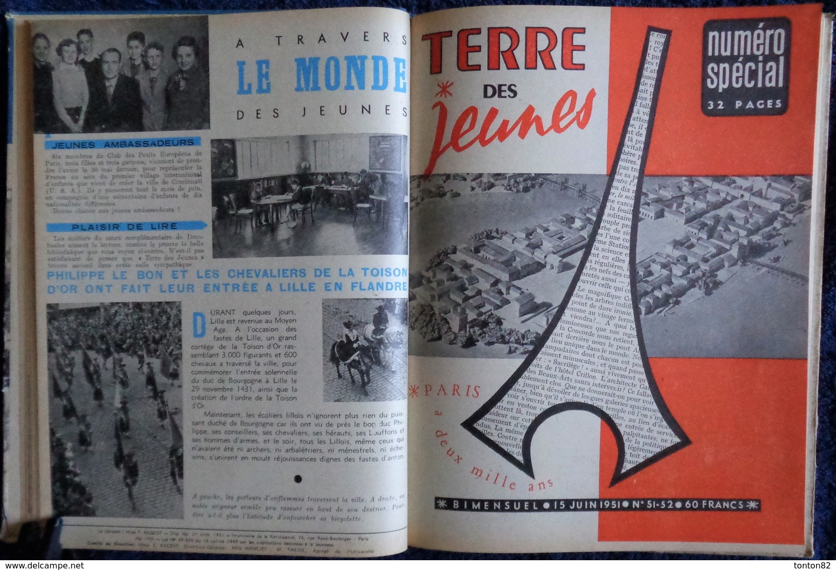 Terre des Jeunes - Album N° III - ( 1951 ) .