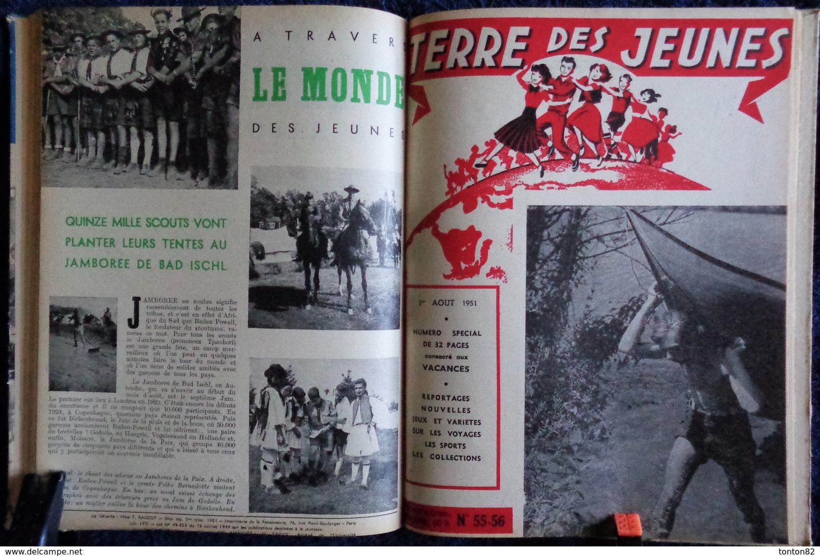 Terre des Jeunes - Album N° III - ( 1951 ) .