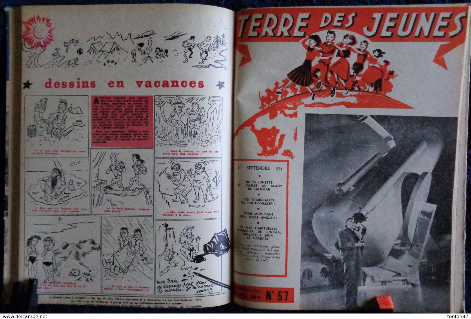 Terre des Jeunes - Album N° III - ( 1951 ) .