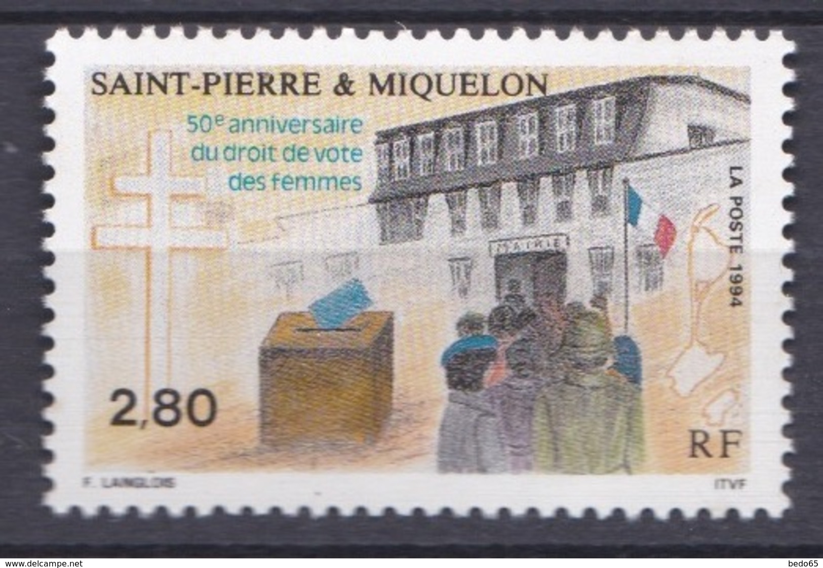 ST PIERRE ET MIQUELON  N° 597 NEUF** LUXE SANS CHARNIERE / MNH - Neufs