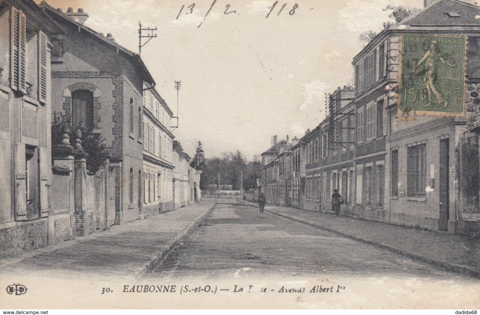 CPA - EAUBONNE (VAL D'OISE) - AVENUE ALBERT 1ER - Autres & Non Classés