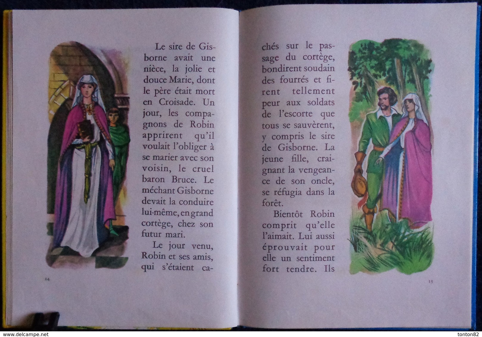 Texte De René R. Khawam - ROBIN DES BOIS - Collection " Rouge Et Bleue " - Éditions GP - ( 1968 ) . - Autres & Non Classés