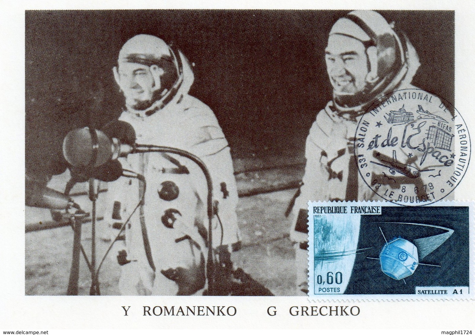 Carte 1er Jour  Soyouz 26    ( 10-12--1977)-  Youri Romanenko Georgy M. Grechko - Espace