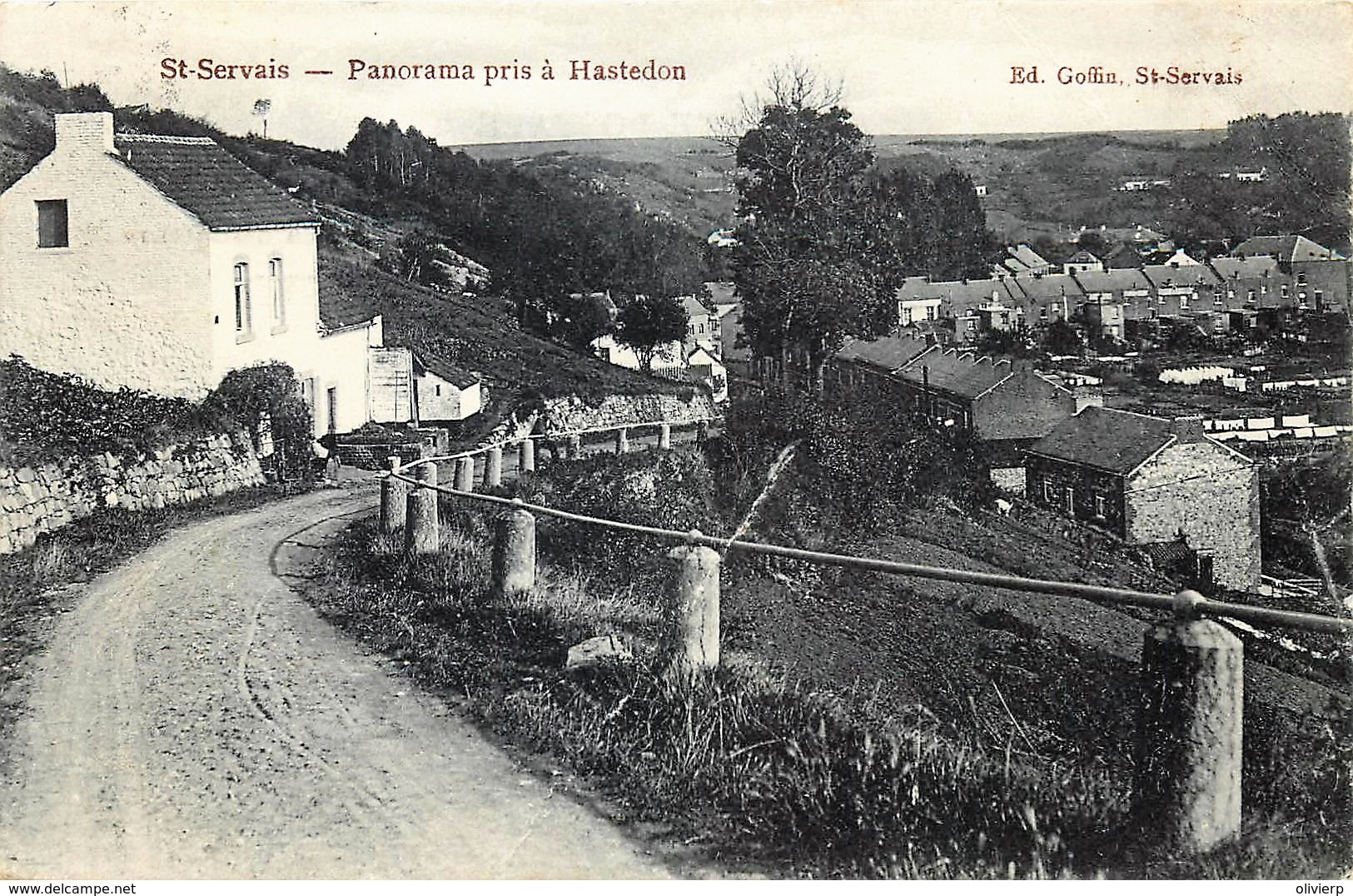 Belgique - Namur - Saint-Servais -Panorama Pris à Hastedon - Petit Pli Visible Uniquement Au Verso - Namur