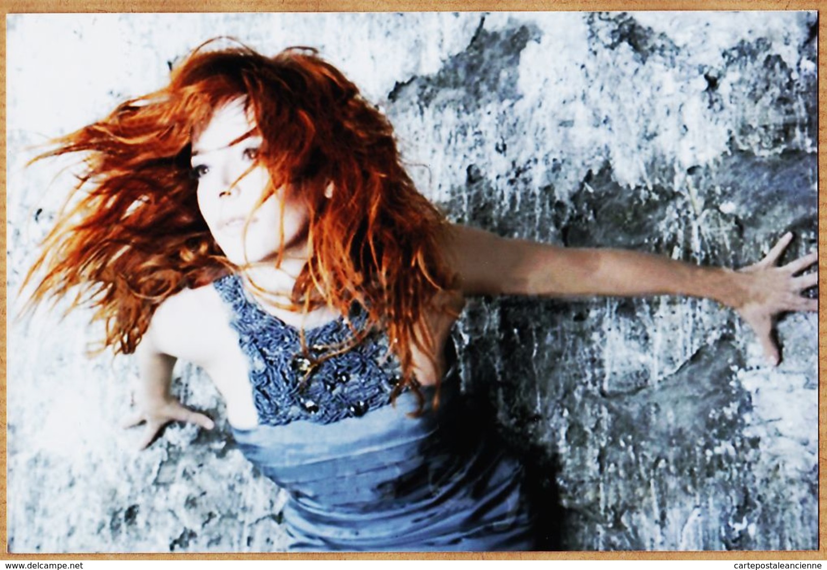 Art289 MYLENE FARMER Robe BDentelle Bleu Acier 1995s Photographie 10X15 RETIRAGE UNIQUE - Chanteurs & Musiciens