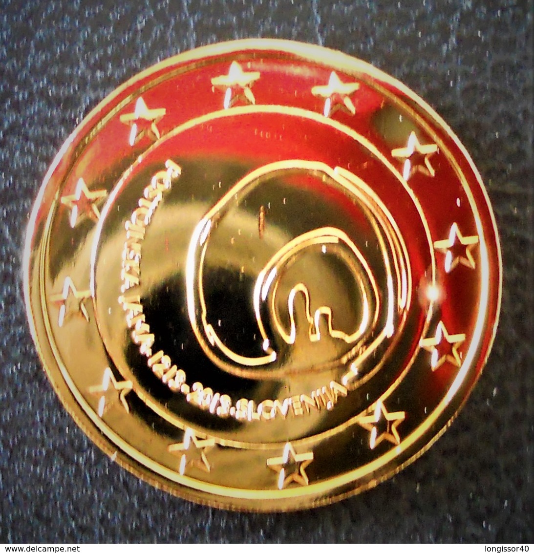 SLOVENIE - PIECE DE 2 € 2013 - NEUVE DOREE A L'OR FIN 24 CARATS - LIVREE SOUS CAPSULE - Slovénie