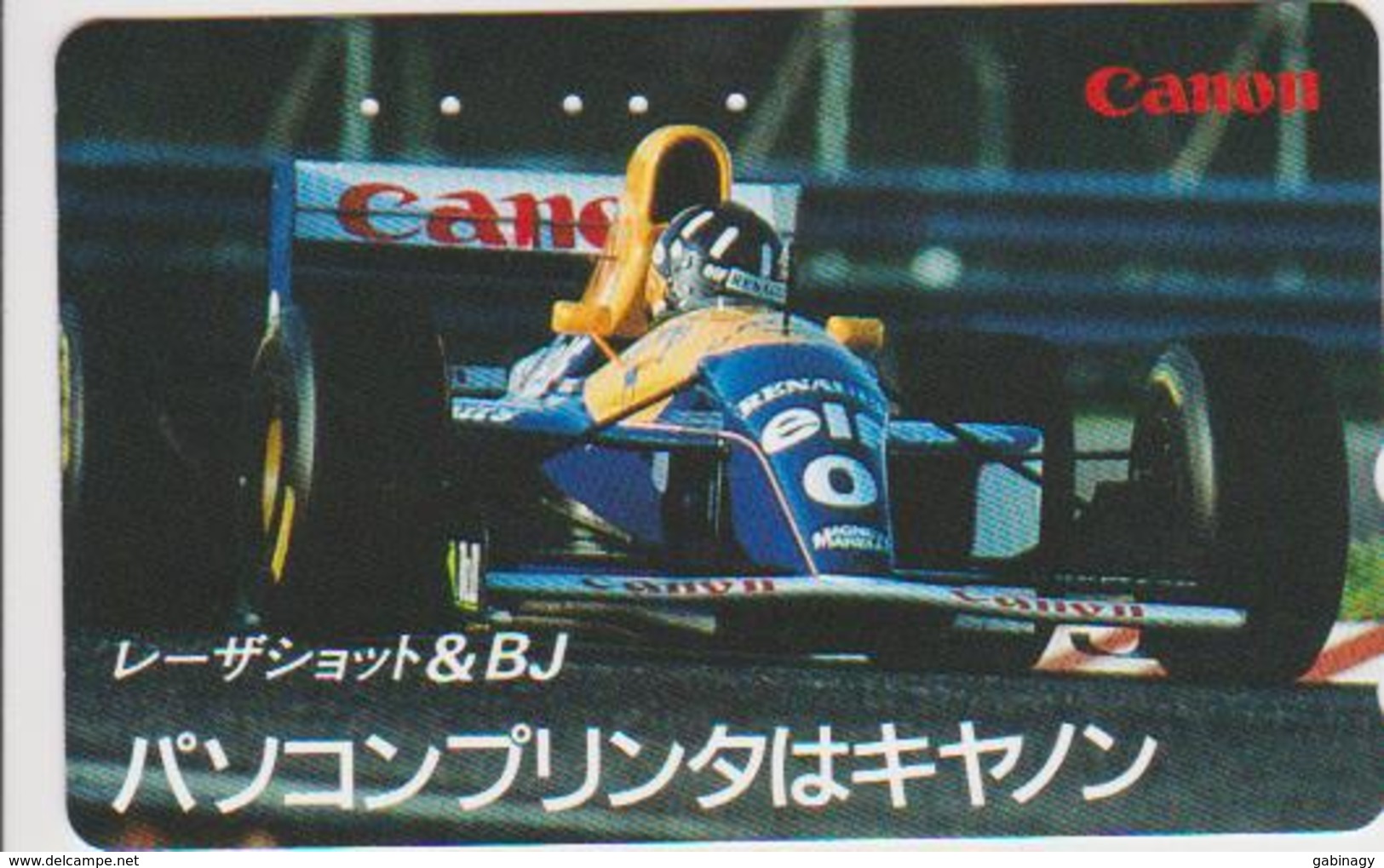 CARS - JAPAN - FORMULA-1-036 - RENAULT - CANON - Automobili