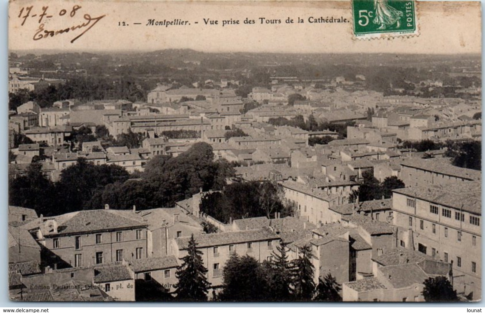 34 MONTPELLIER - Vue Prise Des Tours De La Cathédrale    * - Montpellier