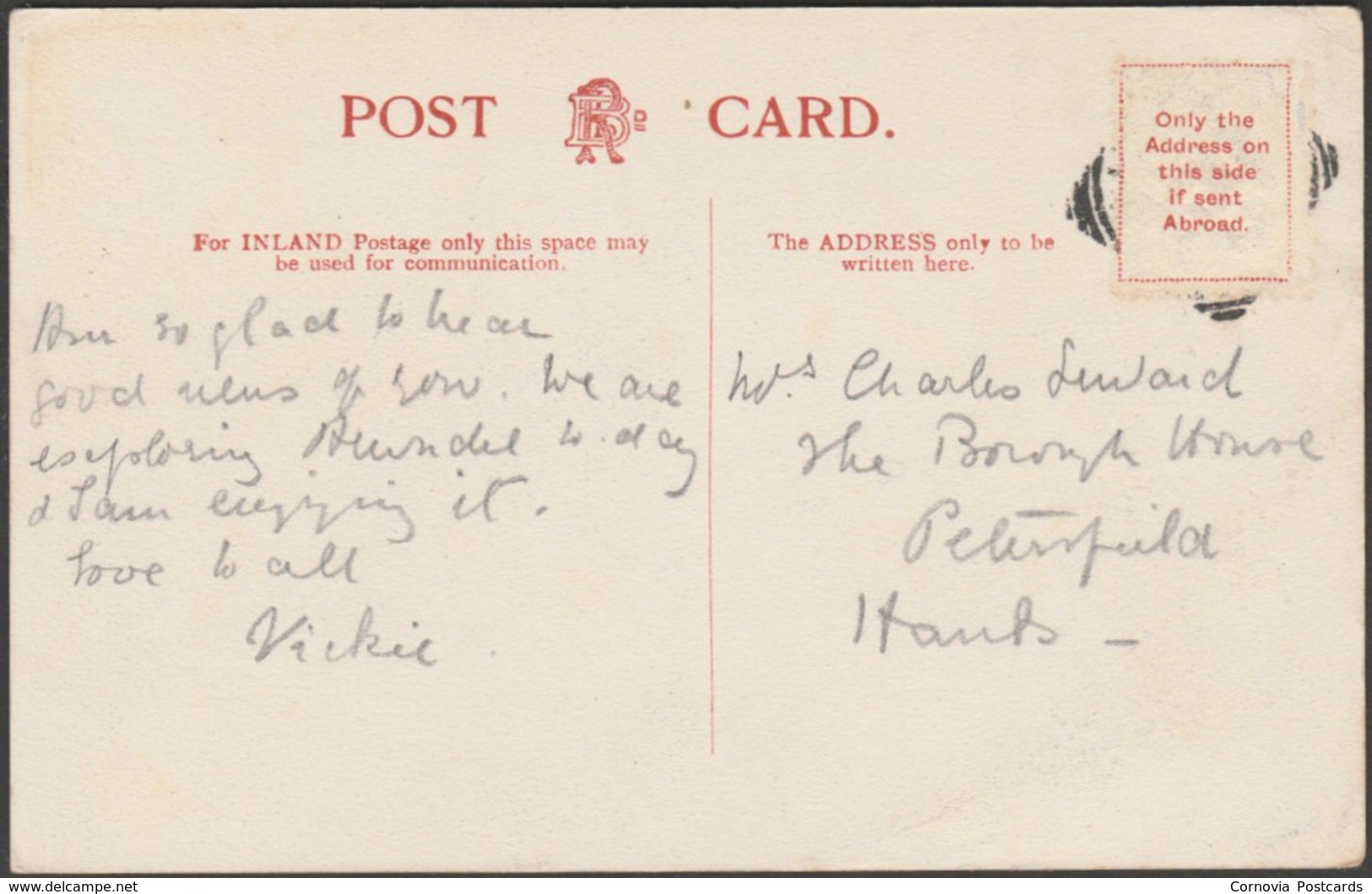 Arundel Castle, Sussex, C.1905 - Brown & Rawcliffe Postcard - Arundel