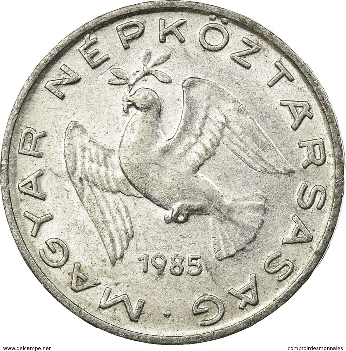 Monnaie, Hongrie, 10 Filler, 1985, Budapest, TTB, Aluminium, KM:572 - Hongrie