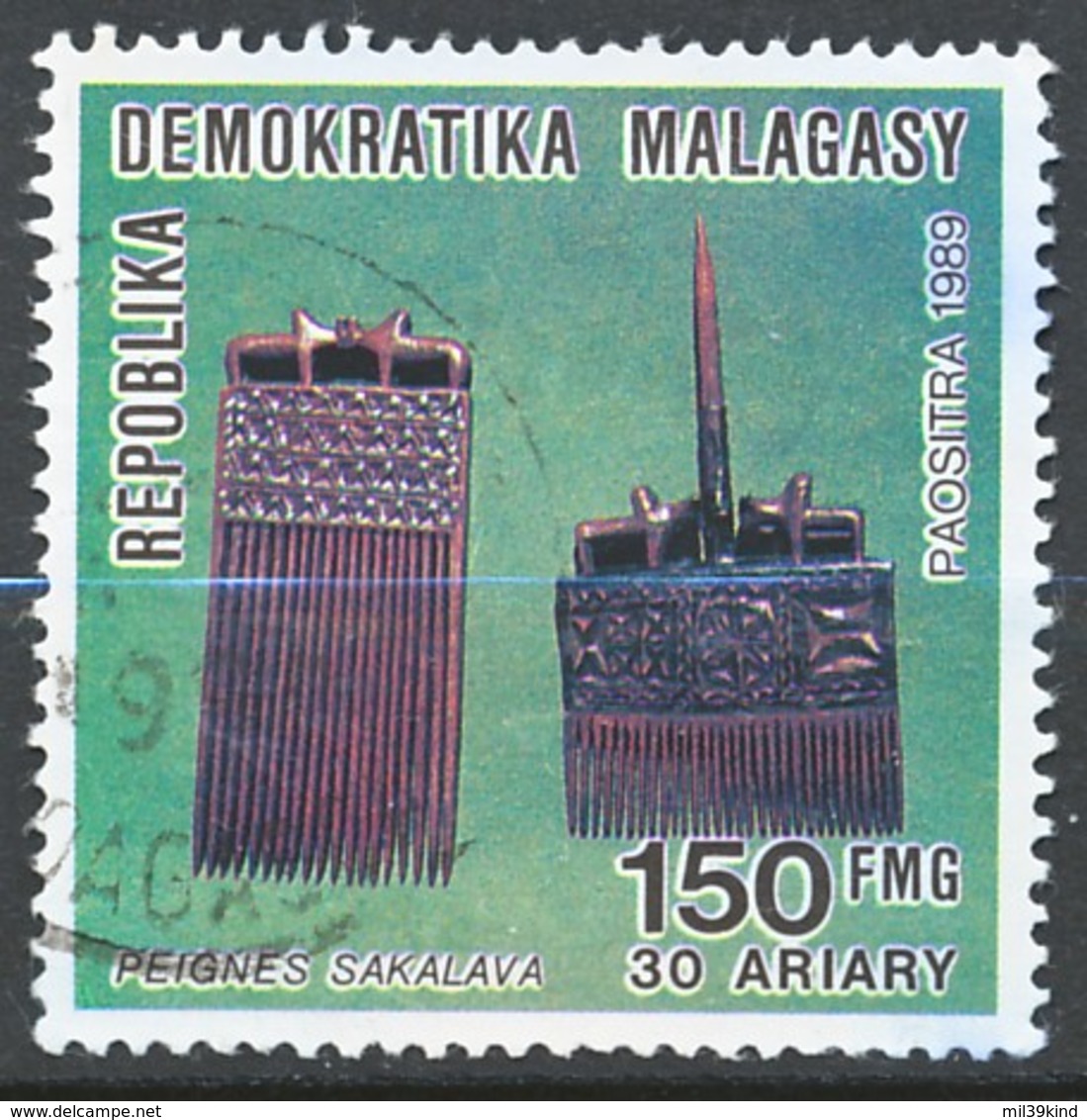 TIMBRE - MADAGASCAR - Oblitere - Madagascar (1960-...)