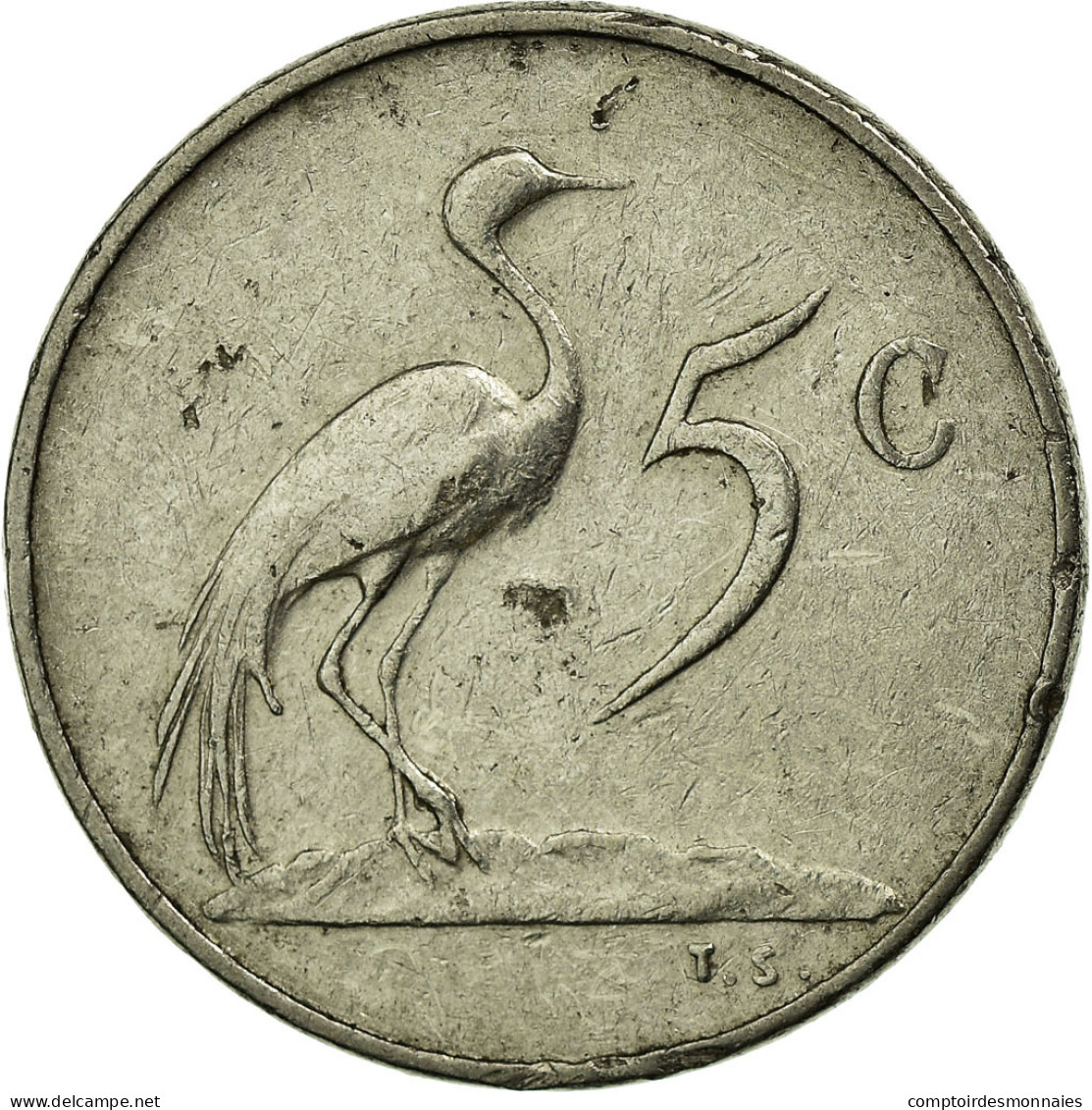 Monnaie, Afrique Du Sud, 5 Cents, 1974, TTB, Nickel, KM:84 - Afrique Du Sud