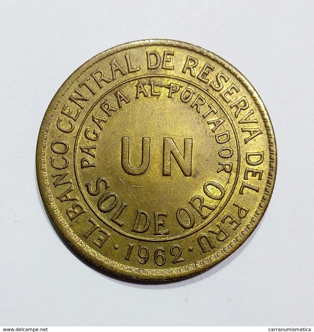 PERU 1 SOL DE ORO ( 1962 ) - Perú