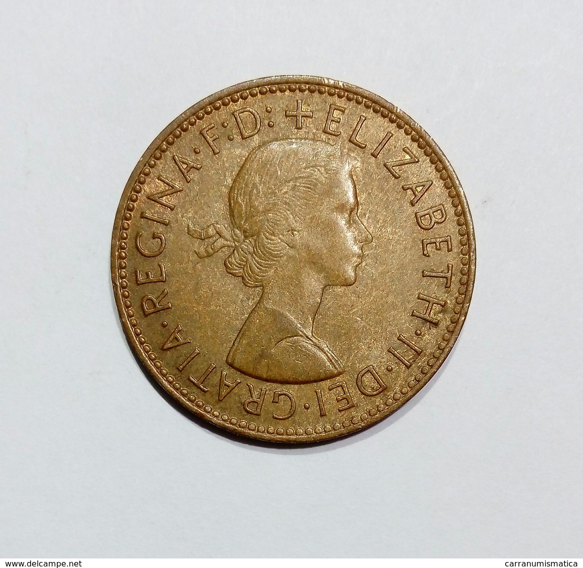 GRAN BRETAGNA / United Kingdom - HALF PENNY ( 1967 ) Queen Elizabeth II - C. 1/2 Penny