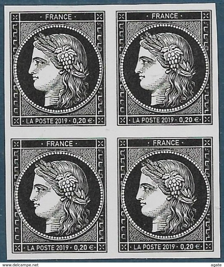 Cérès 170 Ans Du Premier Timbre Poste Français - Bloc De 4 Timbres  (2019) Neuf** - Nuevos