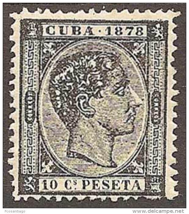 ESPAÑA/CUBA 1878 - Edifil #45 - MLH * - Cuba (1874-1898)