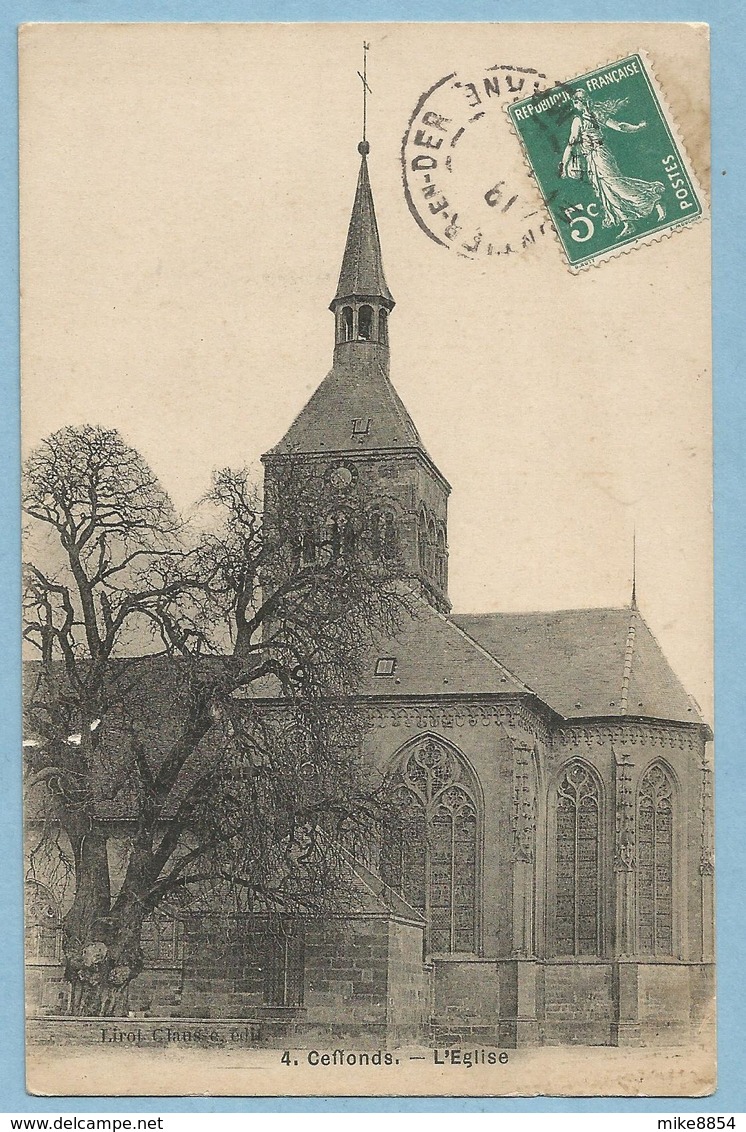 1890  CPA   CEFFONDS  (Haute-Marne)  L'Eglise   +++++ - Autres & Non Classés