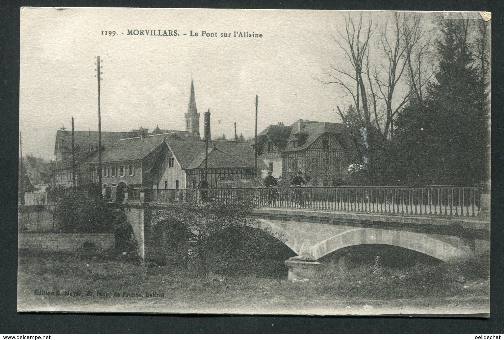 11982  CPA  MORVILLARS (90)  1199 - Le Pont Sur L'Allaine - Autres & Non Classés