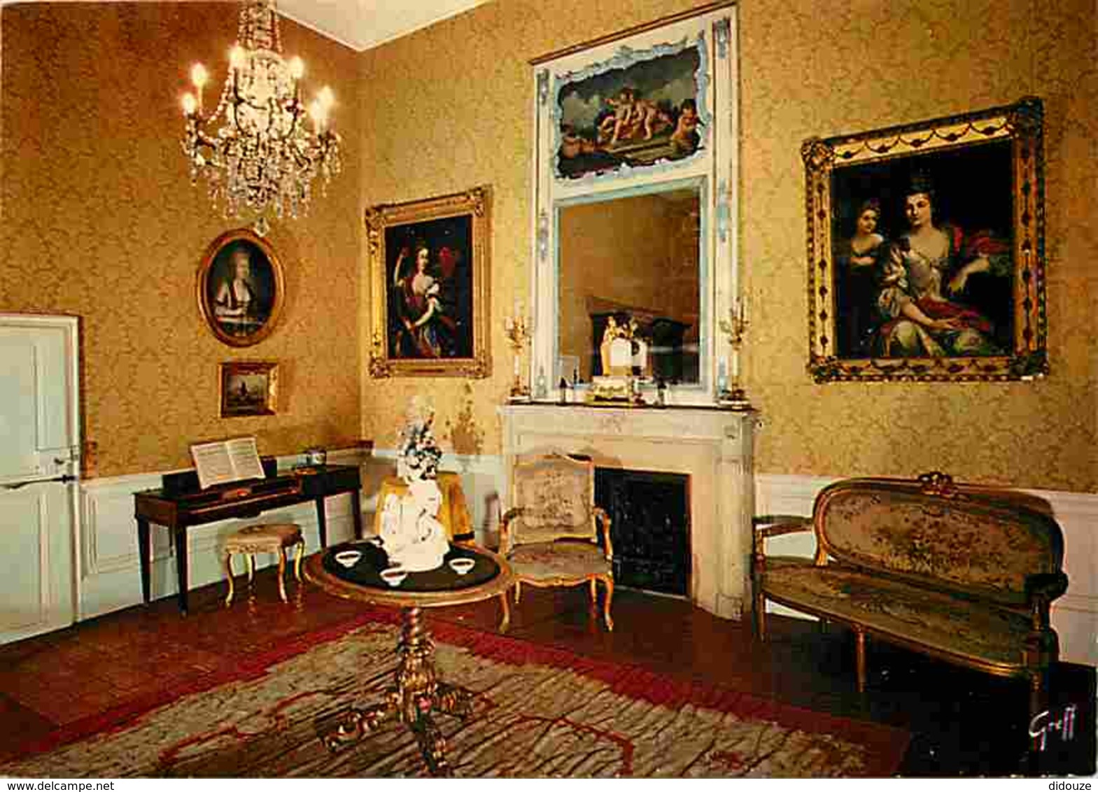 18 - Culan - Intérieur Du Château - Chambre De La Marquise De Louvois - Ensemble XVIIle Siècle - Carte Neuve - Voir Scan - Culan