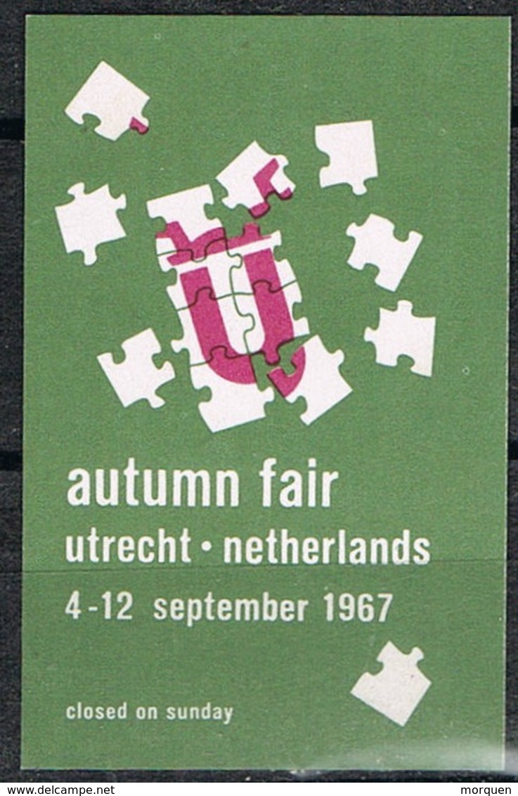 Vignette, Viñeta, Label  UTRECHT (Nederland)  1967. Autumn Fair * - Variedades Y Curiosidades