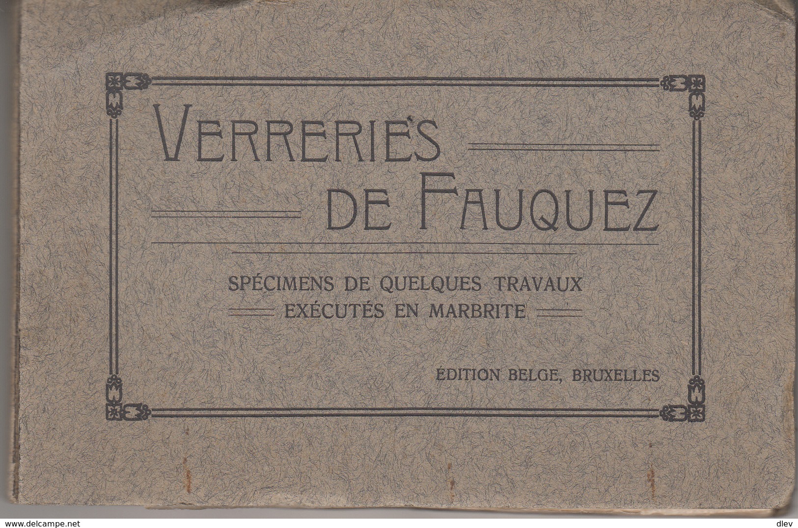 Verreries De Fauquez - Carnet Avec 35 Vues Difféerentes - Format 10 X 15 Cm - Collections