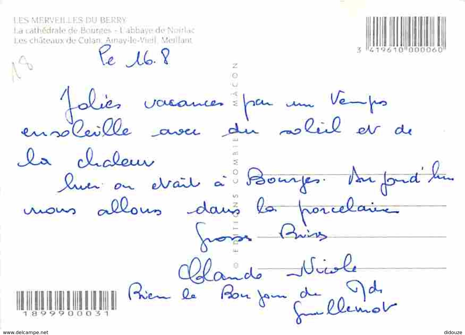 18 - Cher - Berry - Multivues - Voir Scans Recto-Verso - Autres & Non Classés