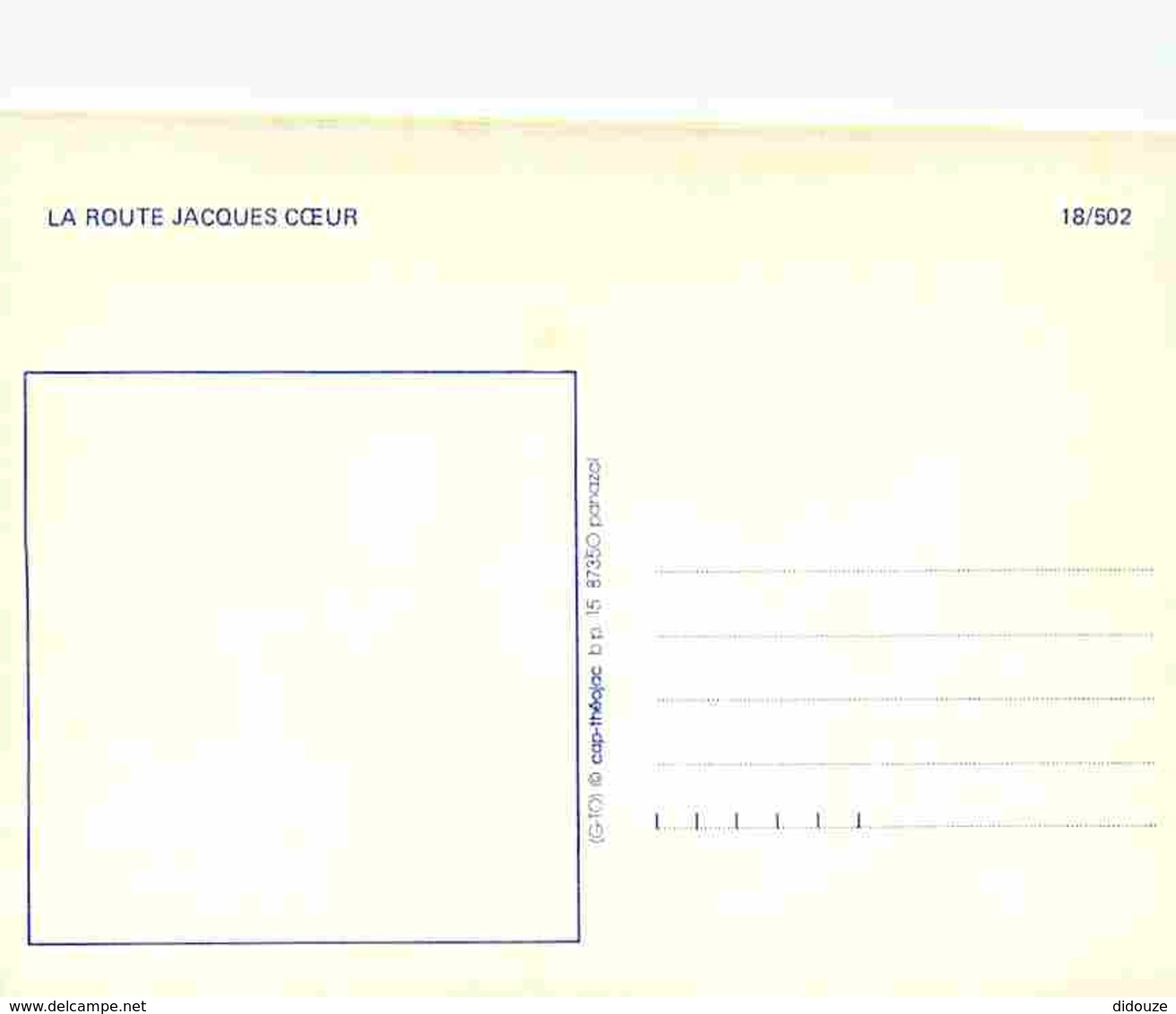 18 - Cher - Route De Jacques Coeur - Multivues - Chateaux - Carte Neuve - Voir Scans Recto-Verso - Autres & Non Classés