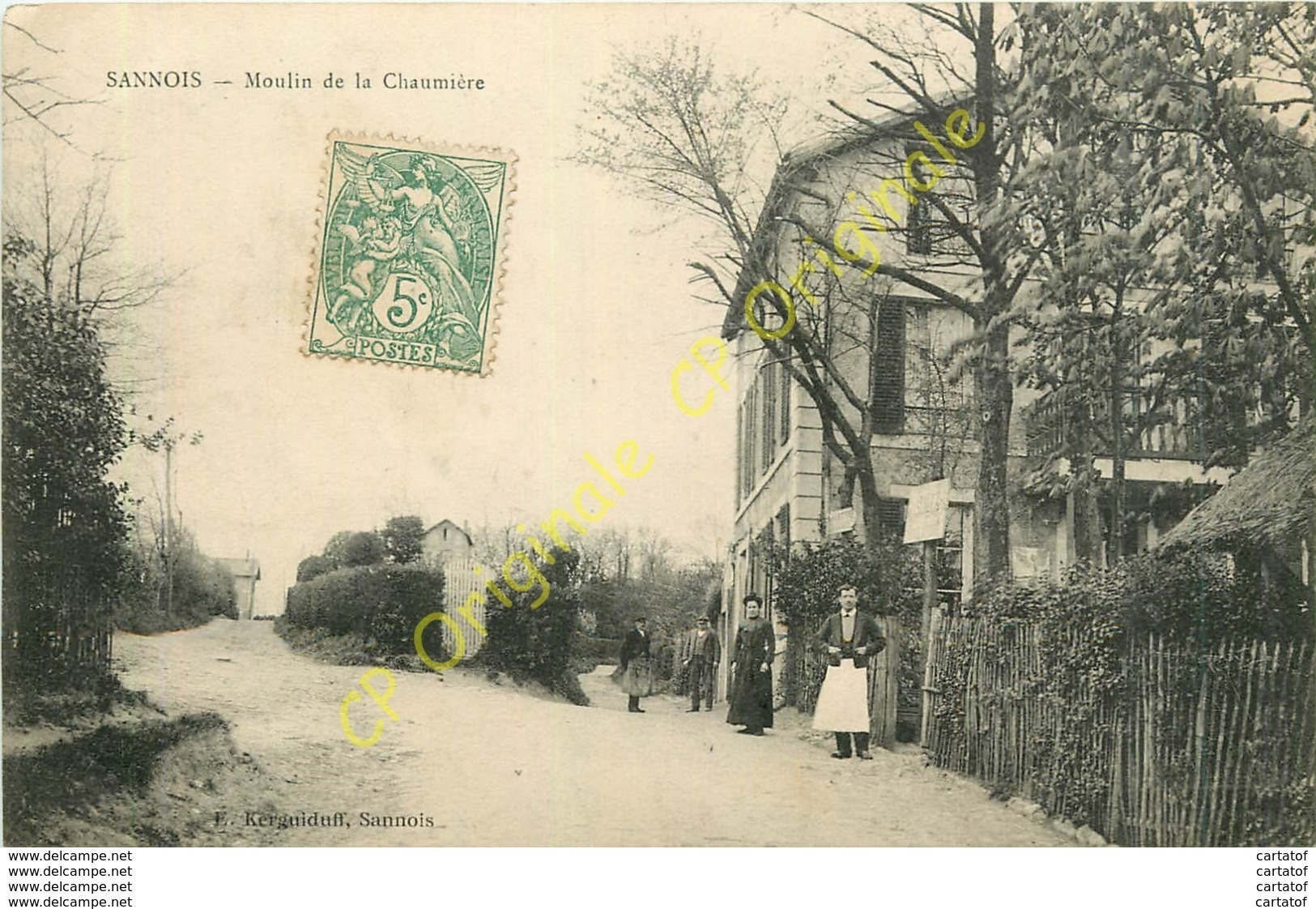 95.  SANNOIS . Moulin De La Chaumière .  CPA Animée . - Sannois