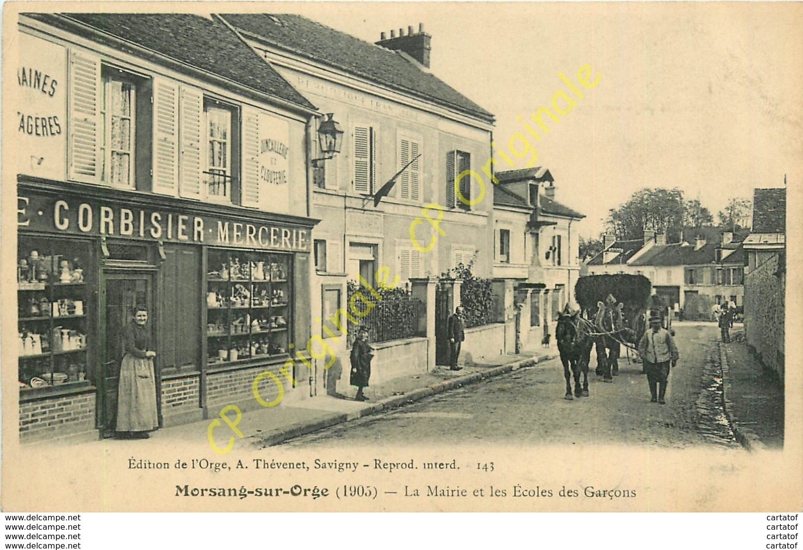 91.  MORSANG Sur ORGE .  La Mairie Et Les Ecoles Des Garçons . - Morsang Sur Orge