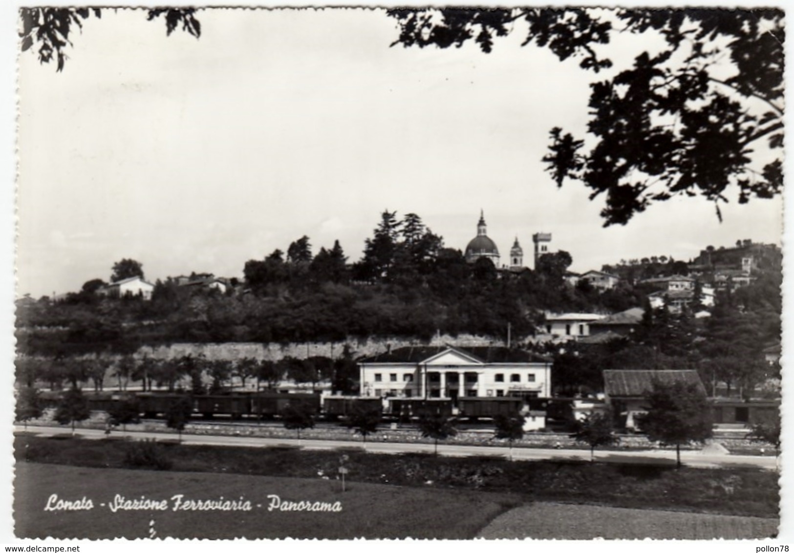 LONATO - STAZIONE FERROVIARIA - PANORAMA - BRESCIA - 1962 - Brescia