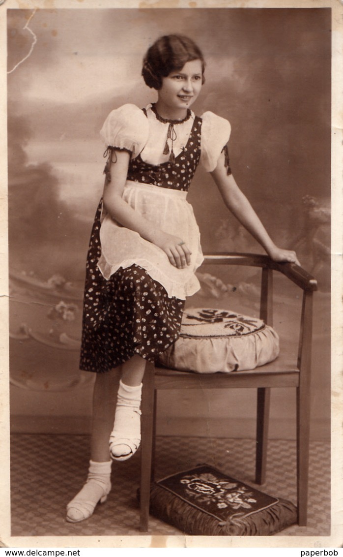 GIRL 1930th ,Photo ERNST JOSIF , CURUG - Serbia