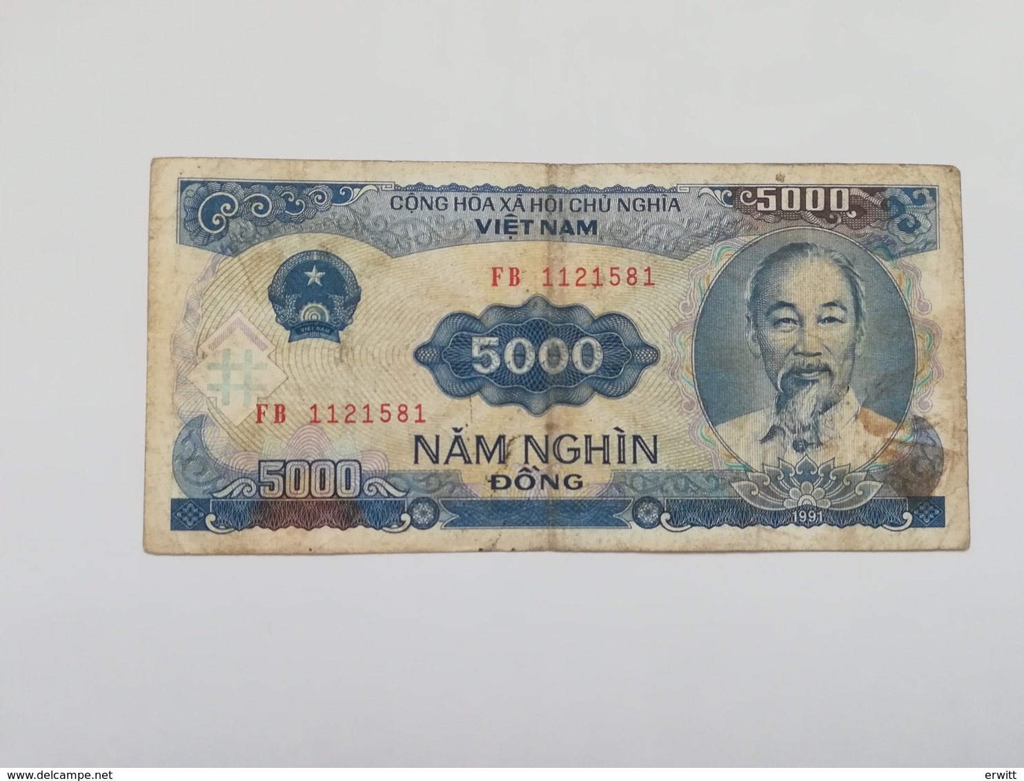 VIETNAM 5000 DONG 1991 - Vietnam