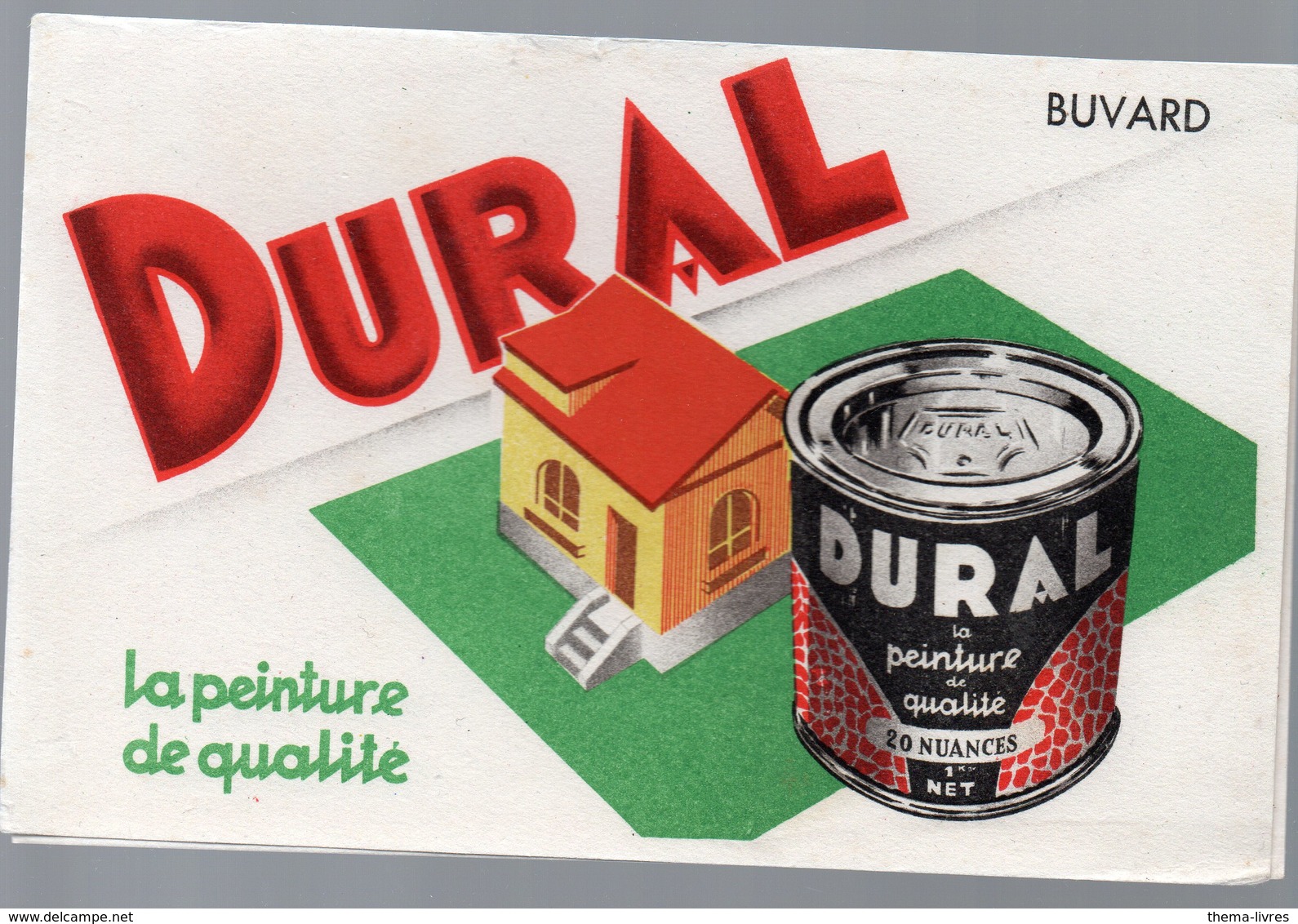 Buvard DURAL La Peinture De Qualité (PPP10393) - Pinturas