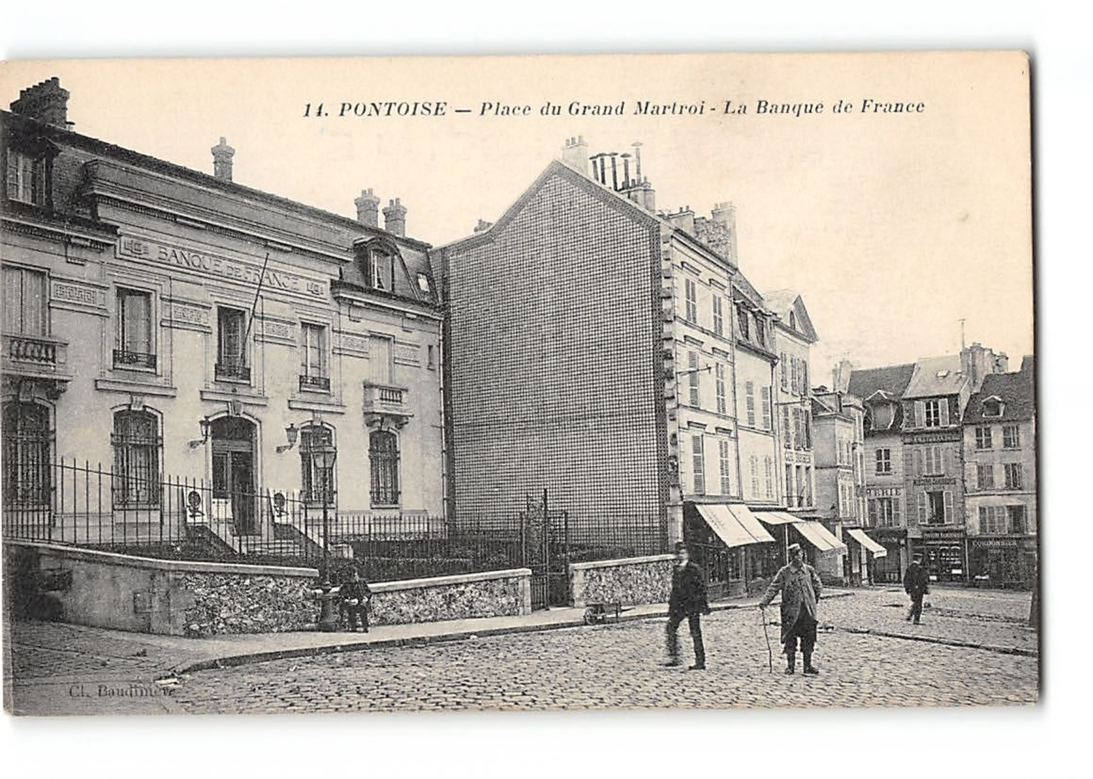 CPA 95 Pontoise Banque De France - Pontoise