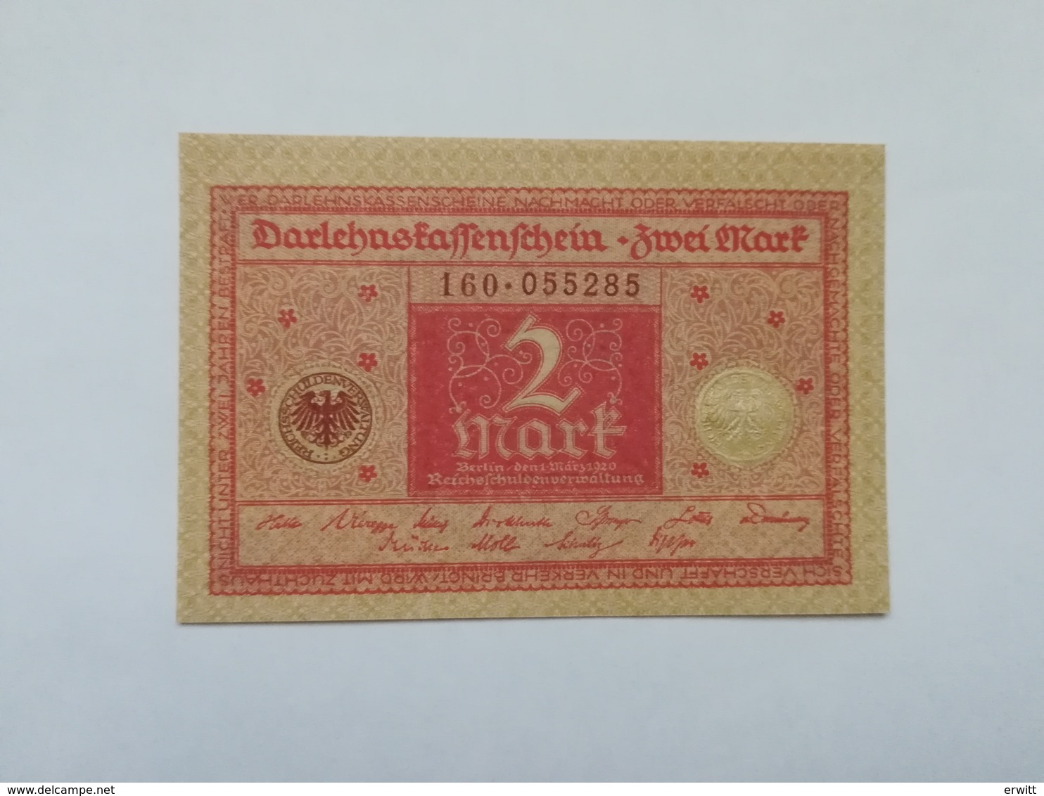 GERMANIA 2 MARK 1920 - 2 Mark