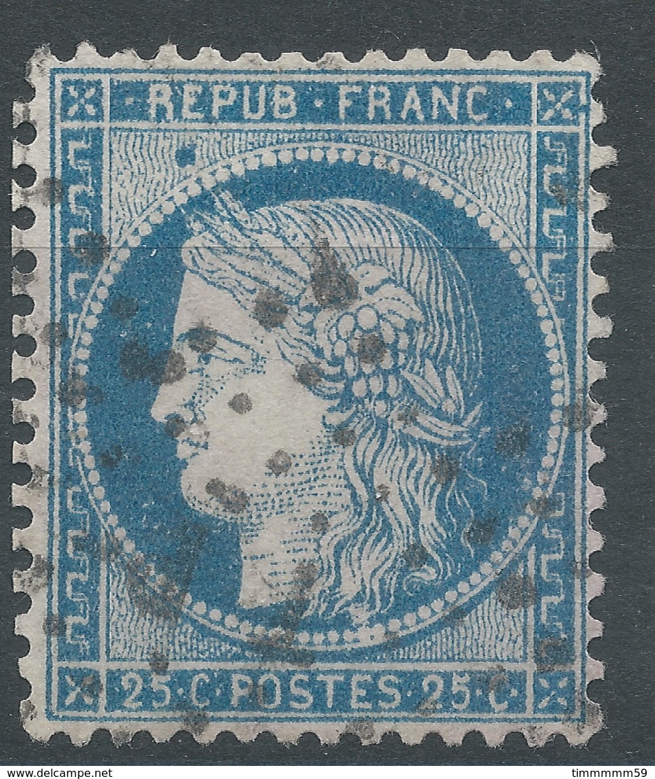 Lot N°47060  Variété/n°60, Oblit Losange TP Des Ambulants, Cheveux Touchant Les Perles SUD, Tache Bleu Embriquement NORD - 1871-1875 Ceres