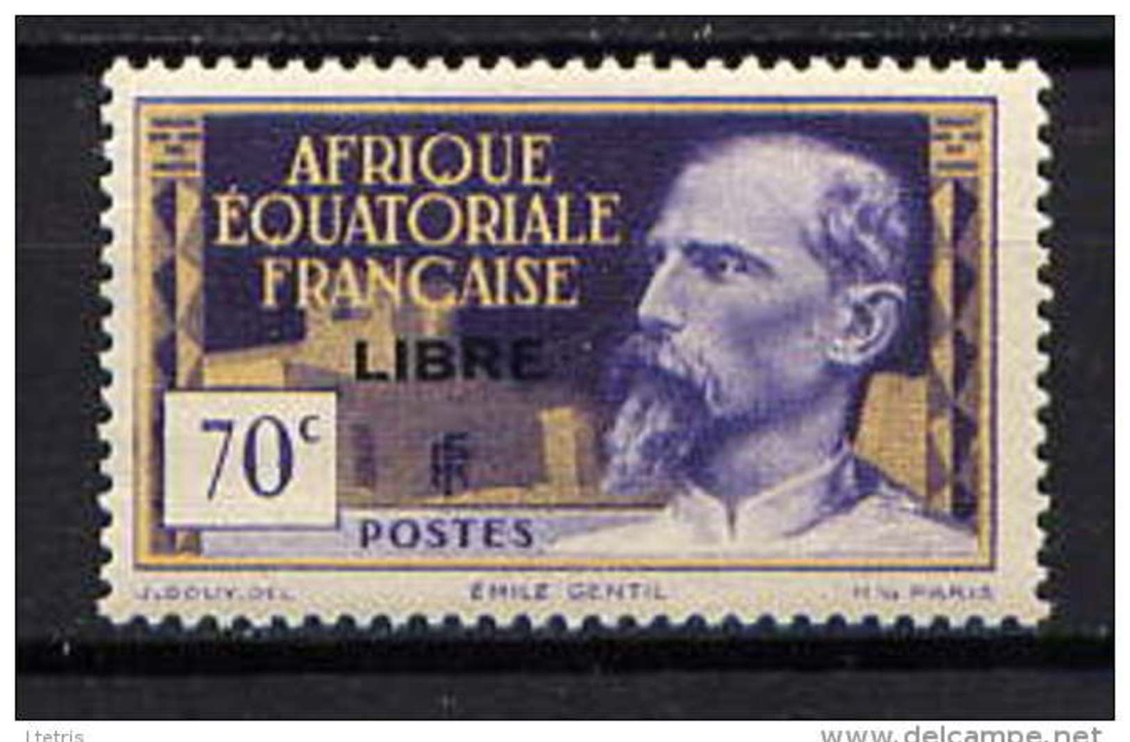 AEF -111** - EMILE GENTIL / LIBRE - Unused Stamps