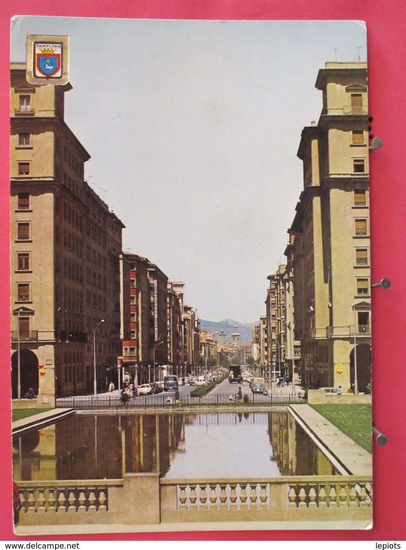 Visuel Très Peu Courant - Espagne - Pamplona - Calle Carlos III - 1973 - Scans Recto-verso - Navarra (Pamplona)