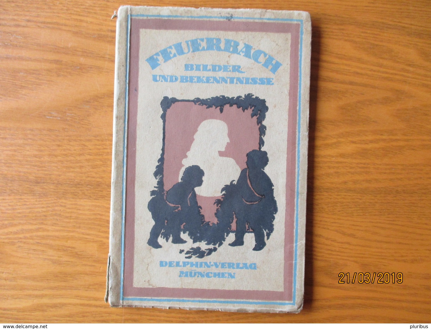 1922 FEUERBACH BILDER UND BEKENNTNISSE ,  NUDE ART , OLD BOOK ,0 - Malerei & Skulptur