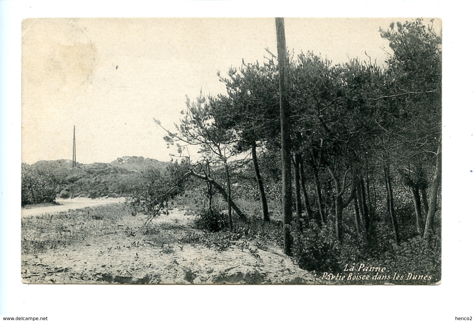 La Panne - Partie Boisée Dans Les Dunes / Maison Devolder, Oplieger & Noulet (1909) - De Panne