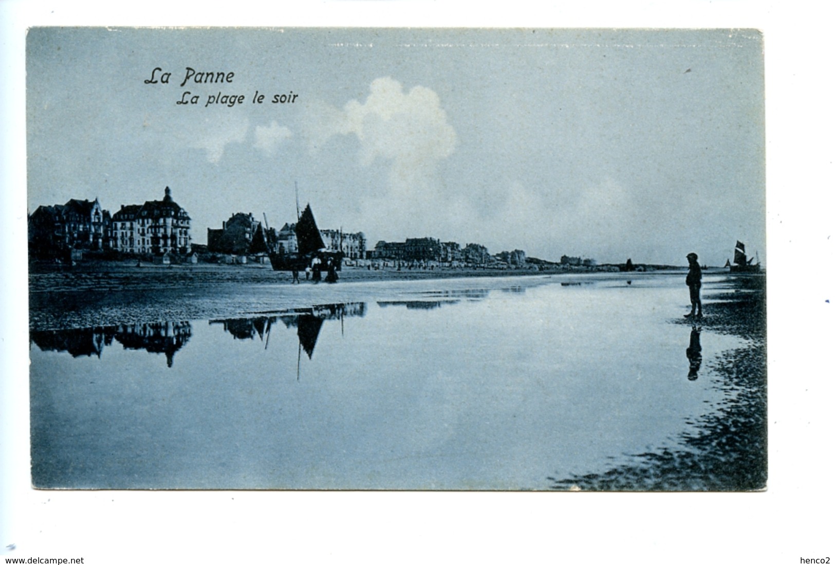 La Panne - La Plage Le Soir / Edit. Ruyssen (1912) - De Panne