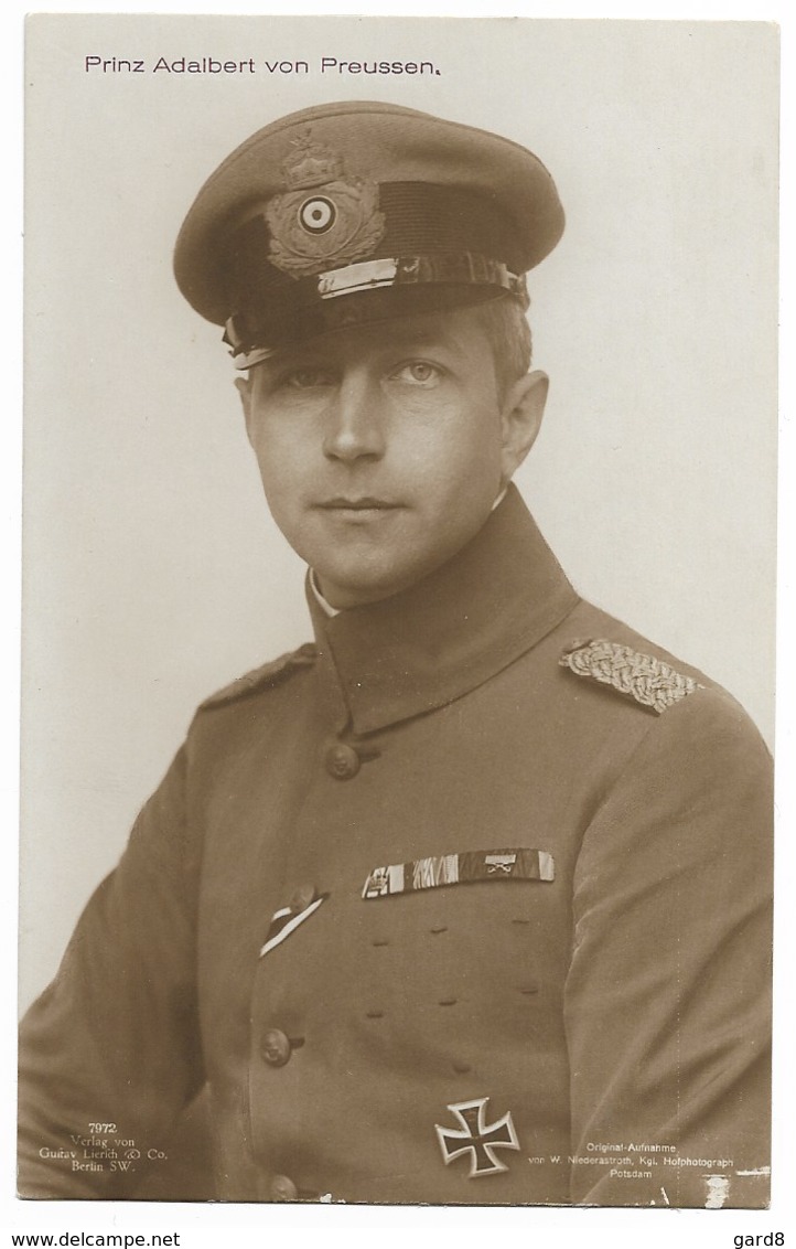 Prince Adalbert Von Prussen En Feldgrau  - WWI - Personnages