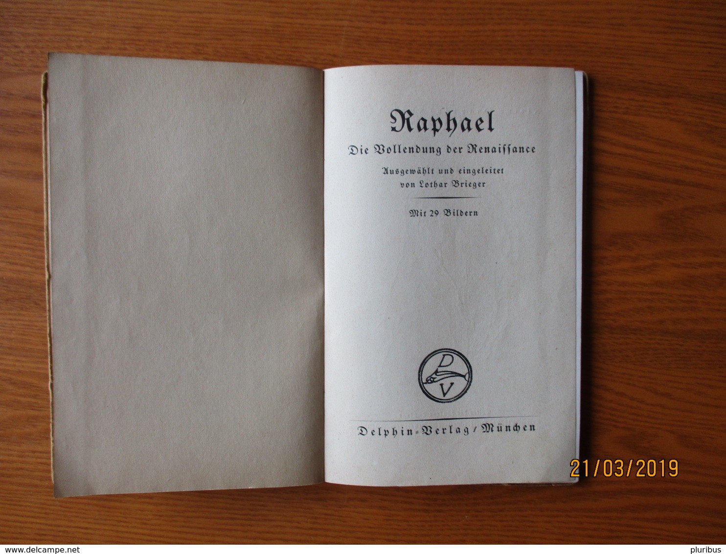 1924 RAPHAEL , DIE VOLLENDUNG DER RENAISSANCE ,  NUDE ART , OLD BOOK ,0 - Painting & Sculpting