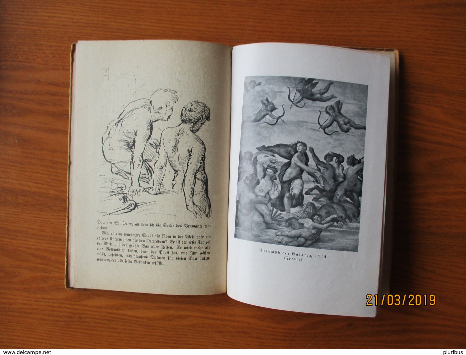 1924 RAPHAEL , DIE VOLLENDUNG DER RENAISSANCE ,  NUDE ART , OLD BOOK ,0 - Pittura & Scultura